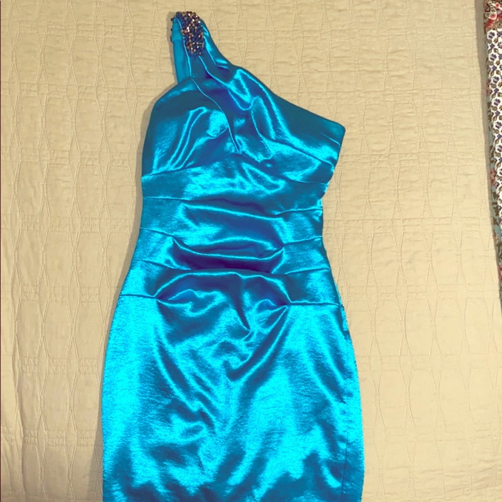 Aqua Blue Cocktail Dress